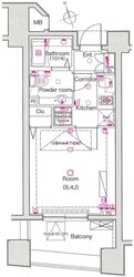 Ｌ－Ｆｌａｔ鶯谷の物件間取画像